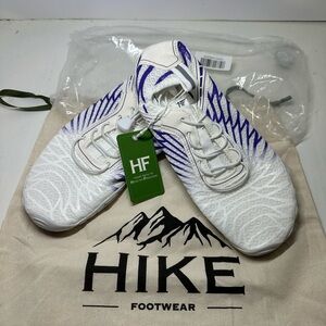 Hike Footwear Lorax Summer Pro White and Purple Barefoot Sneakers Unisex 38